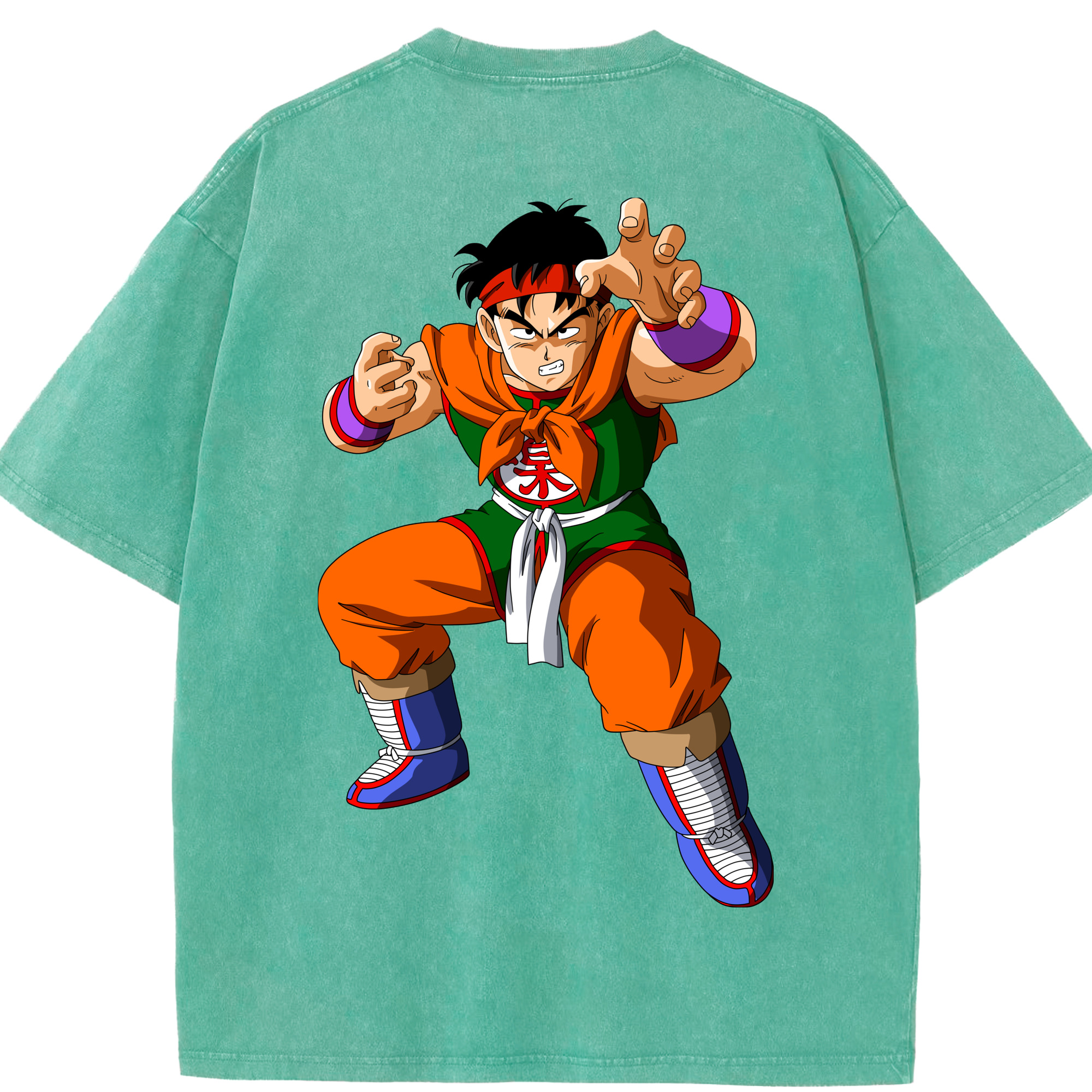 （画像用） ドラゴンボール DRAGON BALL 綿100% ヴィンテージ風 半袖Tシャツ（背面プリント）